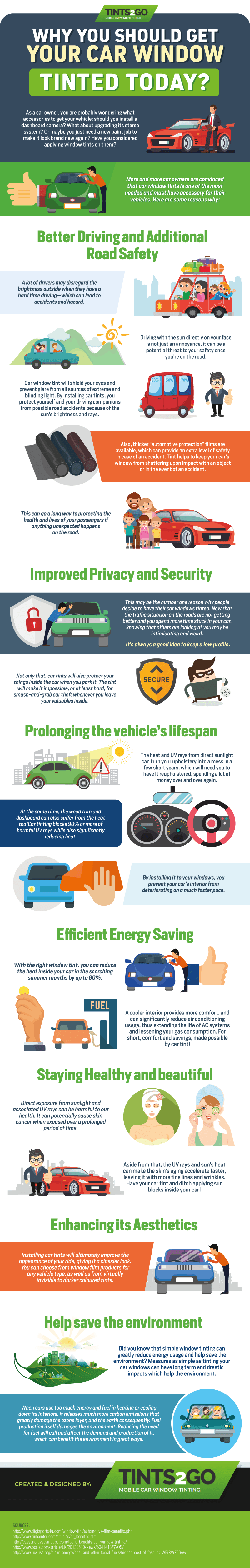 Why you should get your car window tinted today