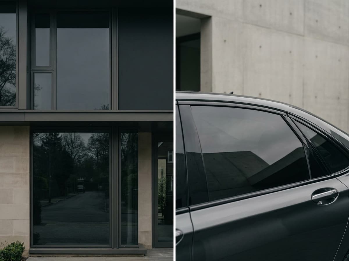 Trust-oriented brand image showing premium window tint finish and refined presentation