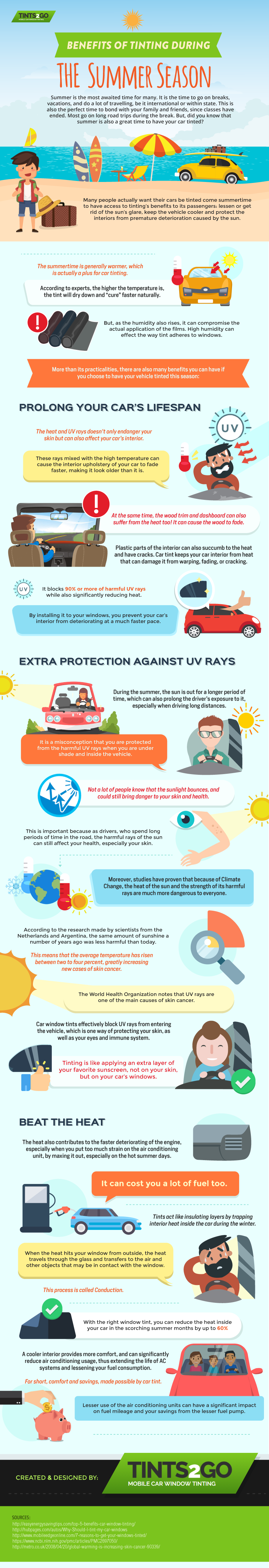 Benefits of Tinting During The Summer Season